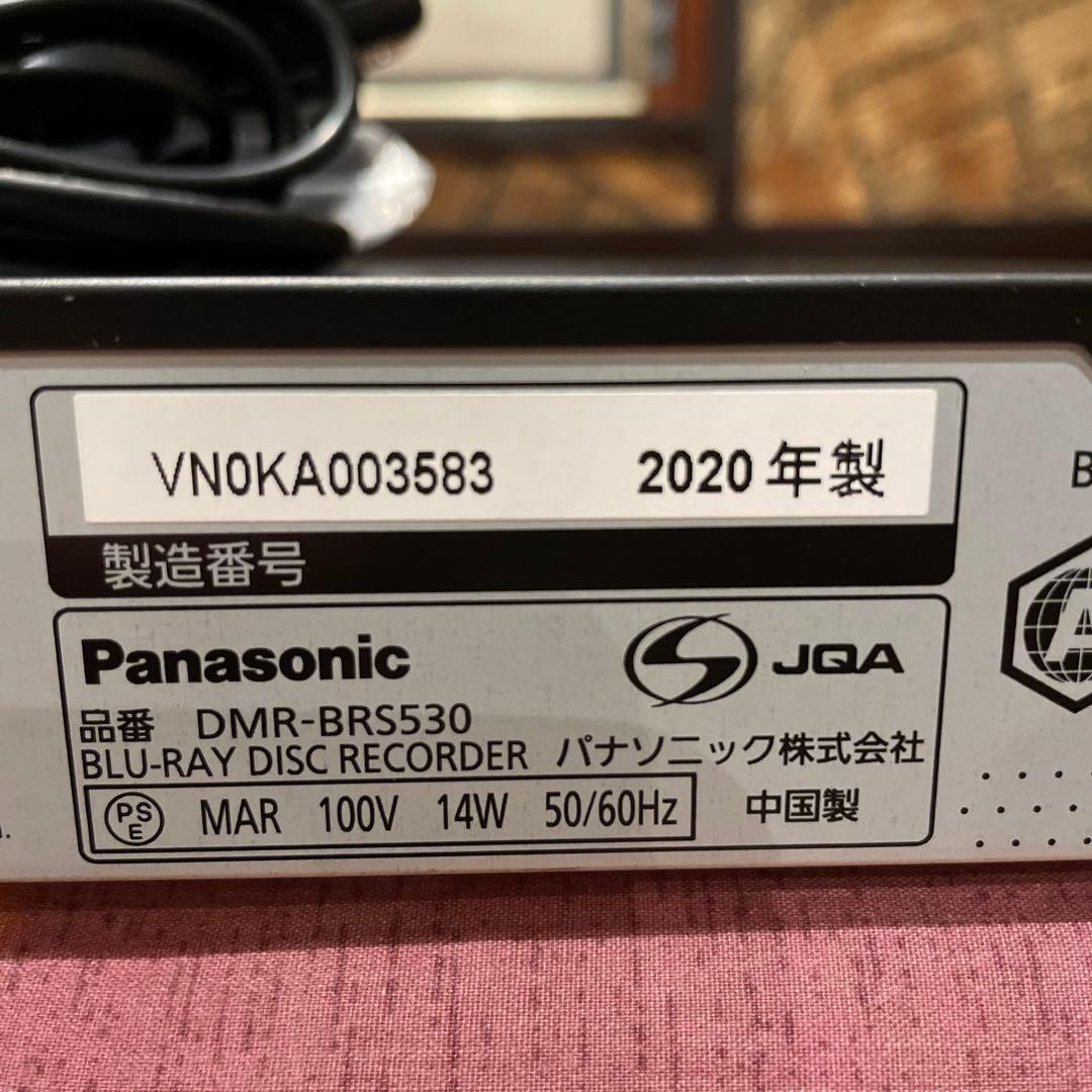 パナ DMR-BRS530 3D対応 15倍録画 500GB 新品リモ等付！