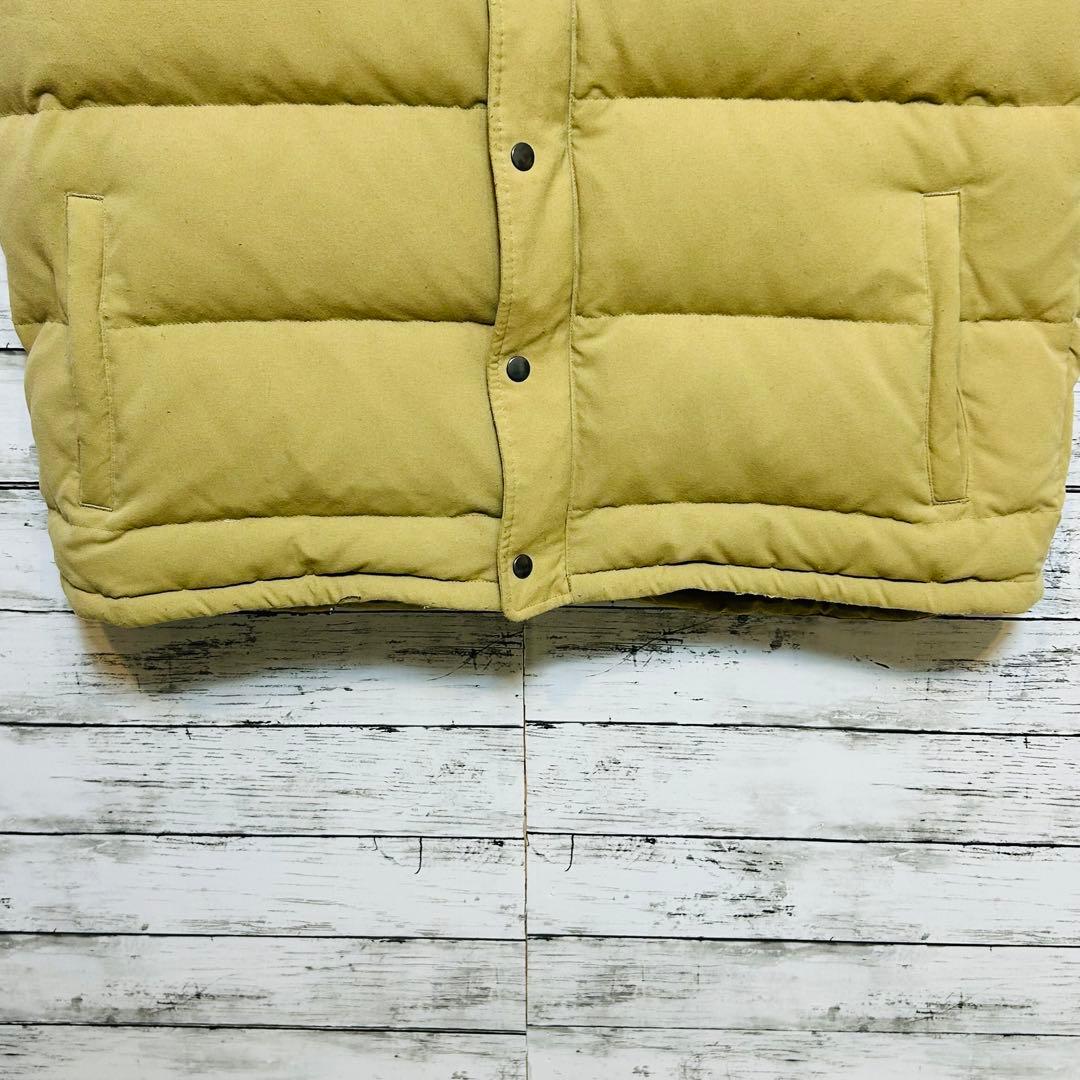 patagonia パタゴニアダウンベスト ネイビー/ベージュ size XL