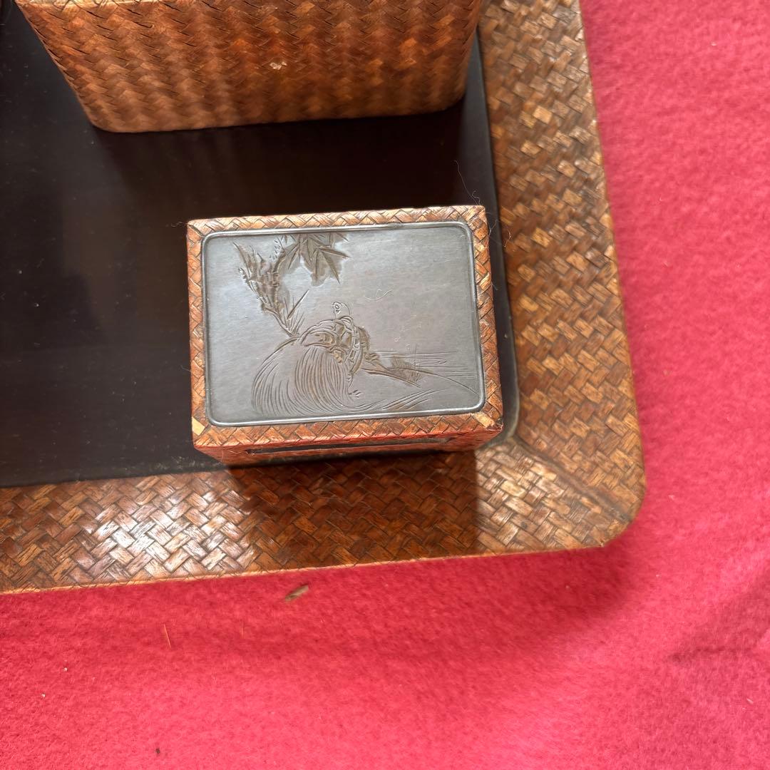 煙草盆 喫煙具一式 煙草入/灰皿/燐寸入