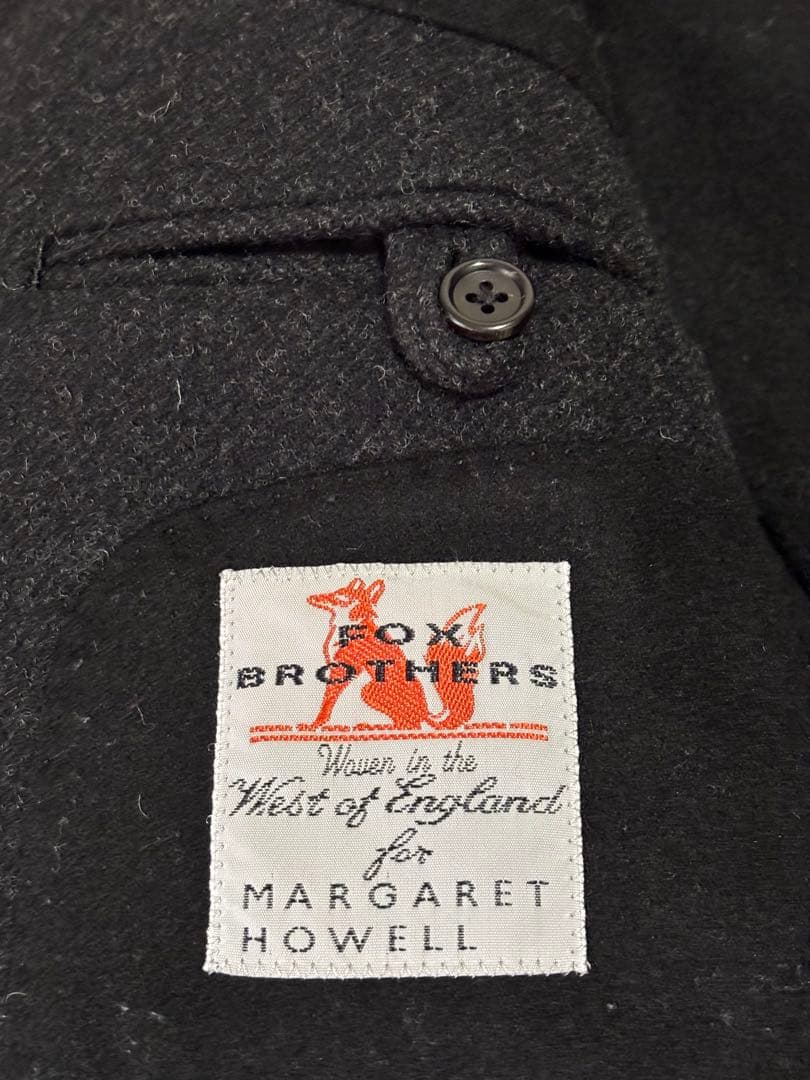 MARGARET HOWELL Fox Brothers社製生地ピーコート