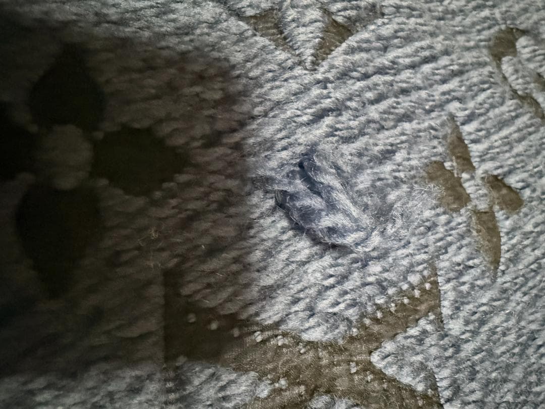 ルイ・ヴィトン エシャルプ・ロゴマニア マフラー モノグラム ブルー