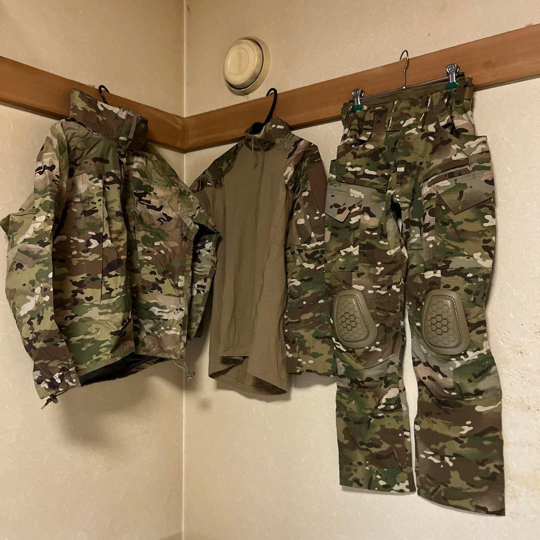 は*つ様 マルチカム コンバットシャツ・パンツ ゴアテックスジャケット セット