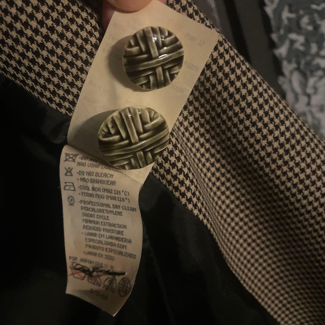 ヴァレンティノ MISS V イタリア製 モヘア混 千鳥格子ジャケット 最高級品