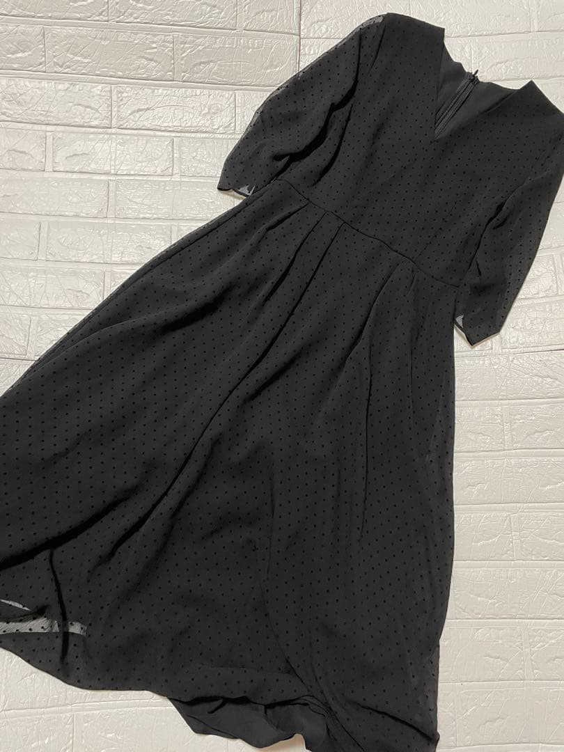 kaene フロッキードットワンピース　36