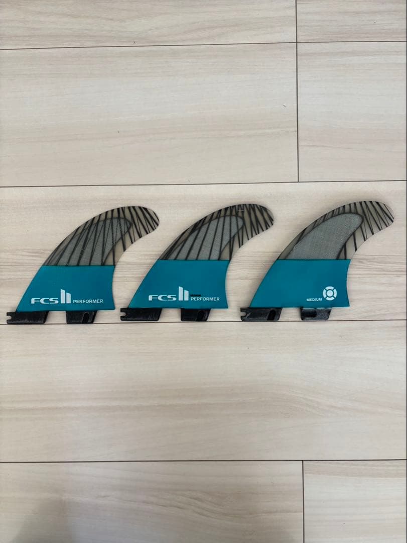 FCS II PERFORMER サーフボードフィン 3枚セット