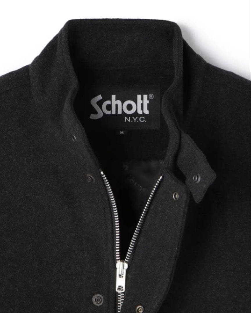 【未使用品】Schott ショットWOOL MILITARY COAT ブラック