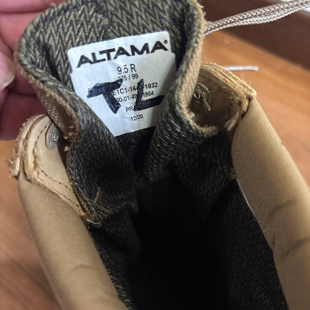 米軍　実物　ALTAMA GORE−TEX ミリタリーブーツ27.5cm（85）