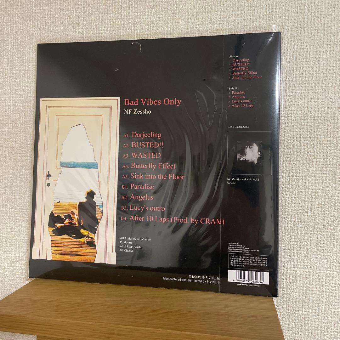 NF zessho レコード　bad vibes only
