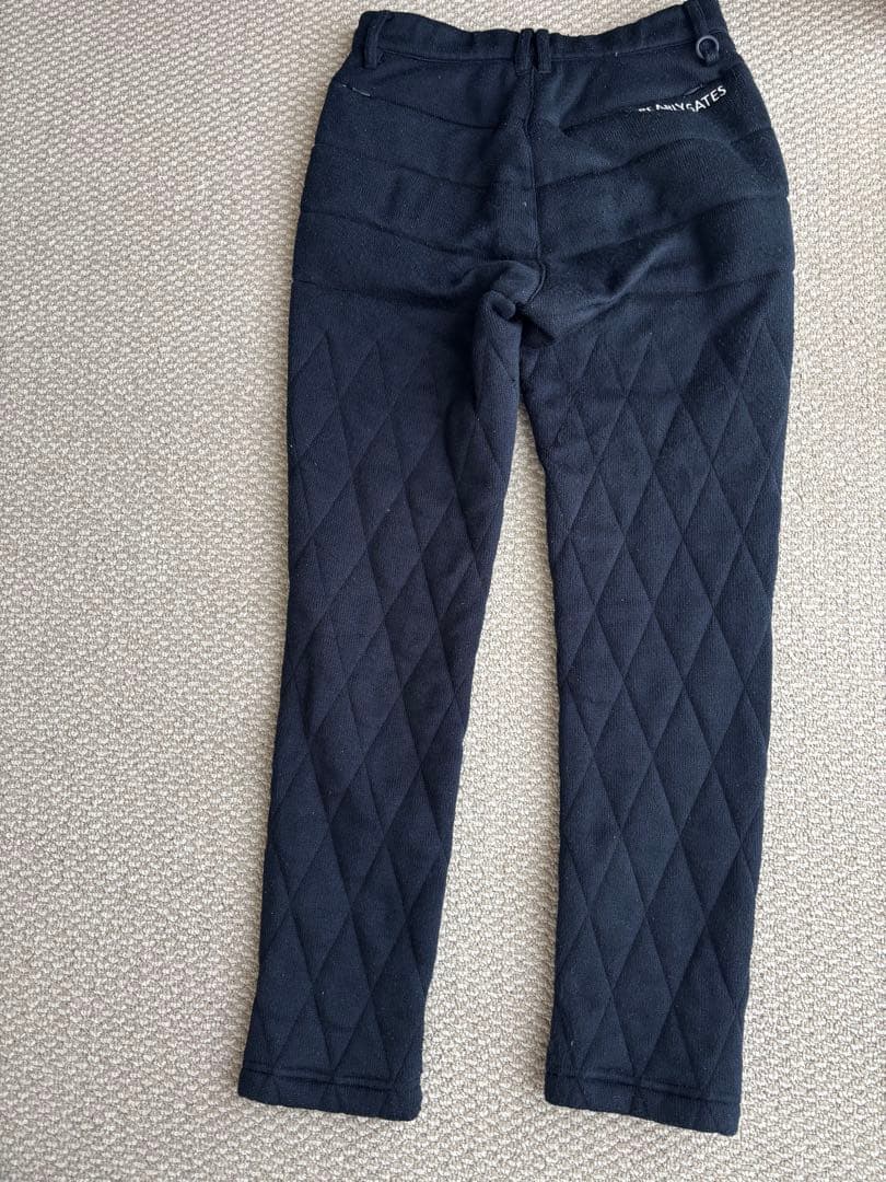 PEARLY GATES ネイビー　キルティングパンツ　中綿パンツ