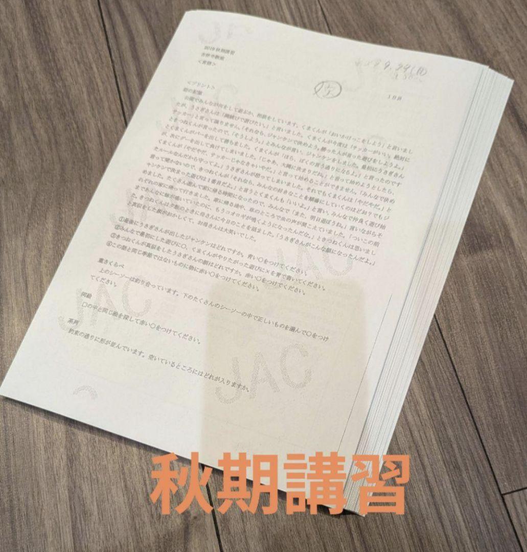 【希少・貴重】早稲田実業学校初等部　対策フルセット　ジャック