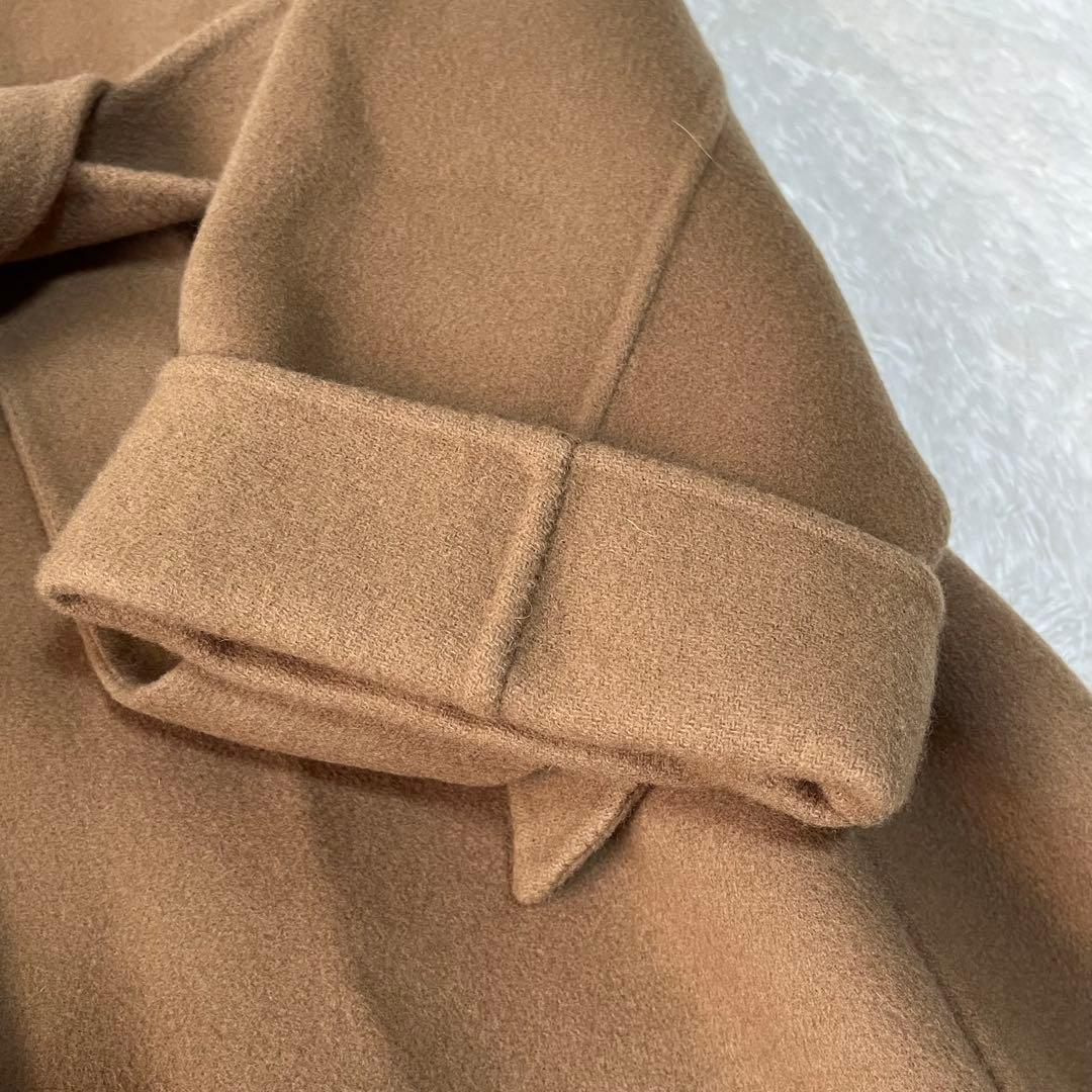 美品　N.O.R.C ウール　リバーロングコート　ダブルフェイス　ベルテッド