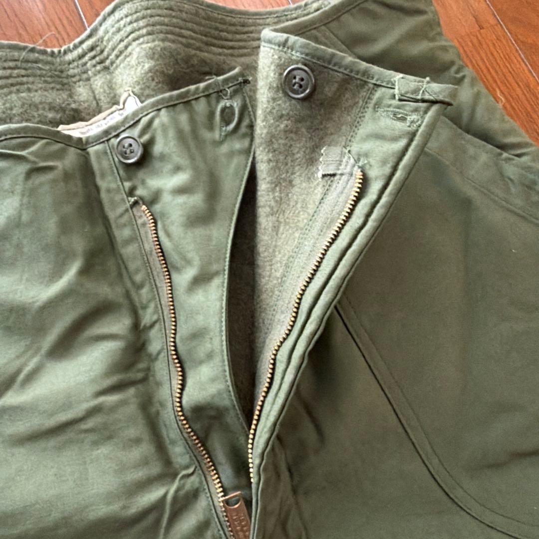 【超貴重・新品】米軍放出品　81年製　防寒・デッキパンツ　XL