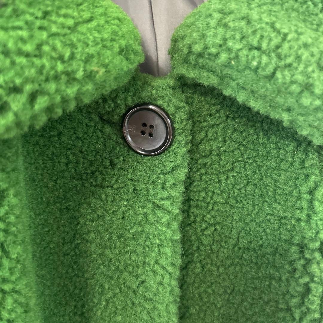 CLANE クラネ　グリーン チェスターコート サイズ1 ボアコート