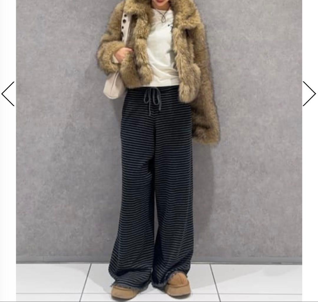 BORDER KNIT RELAX パンツ