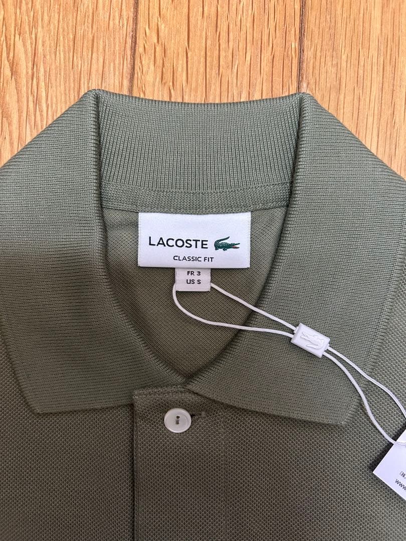 【新品】2025モデル ラコステジャパン ポロシャツ L1212LJ カーキ3