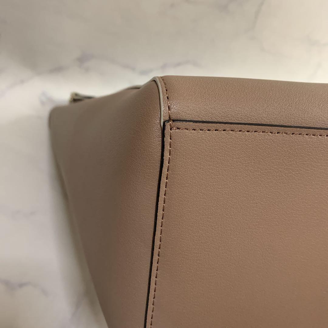 アニエスベー　ベージュ トート型ショルダーバッグ