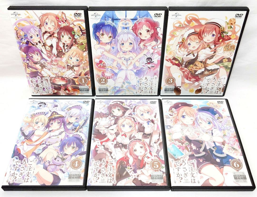 ご注文はうさぎですか?【1期+2期+3期+劇場版/OVA】DVD 全20巻セット