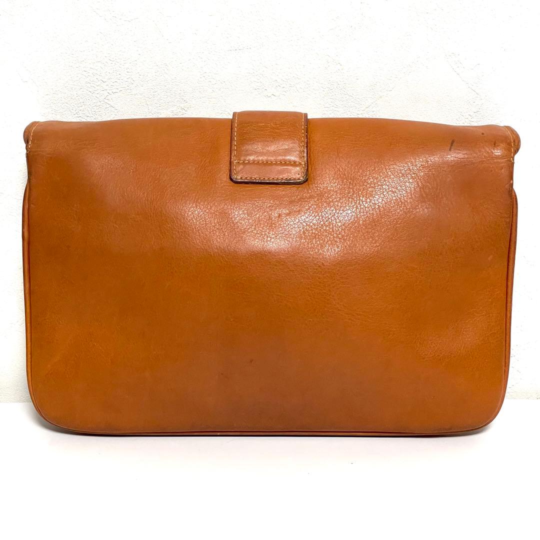 バッグ CELINE Vintage Chain Shoulder Bag Brown