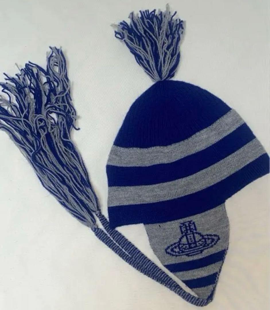 Vivienne Westwood 耳当て付きニット帽