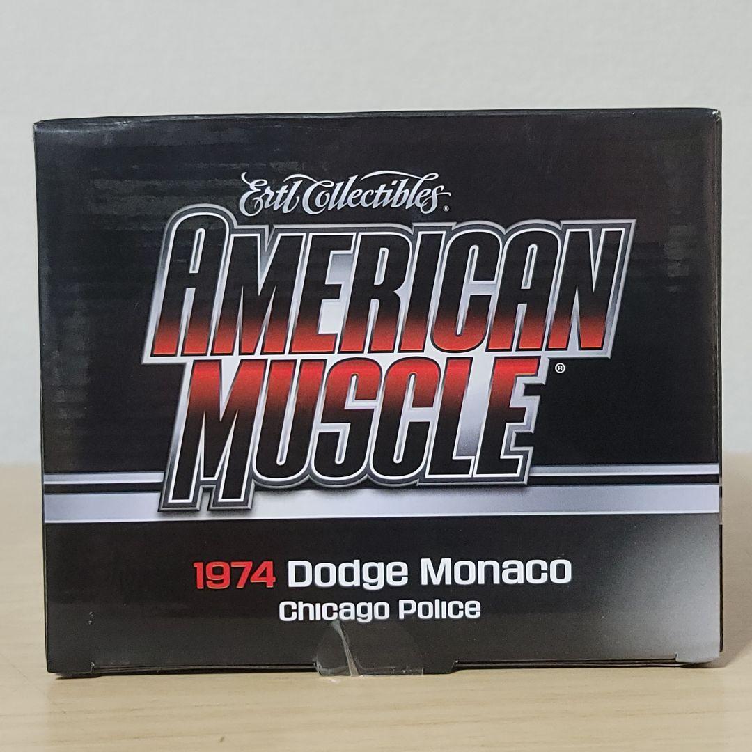 希少1/18 Auto would 74ダッジモナコ シカゴ市警ポリスカー未開封