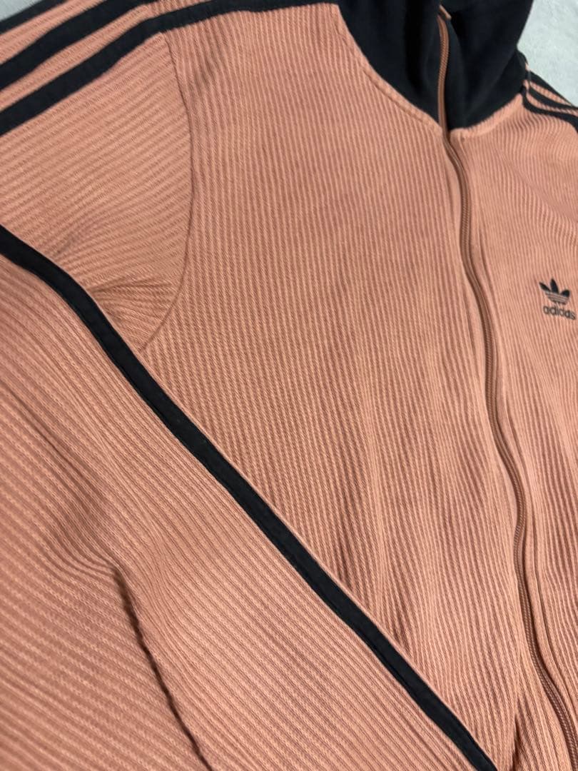 アディダス　トラックジャケット　ワッフル　Lサイズ HS2081 大きいサイズ