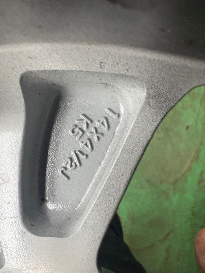 スズキ純正ホイール　スペーシアギア　二本のみ　キズあり