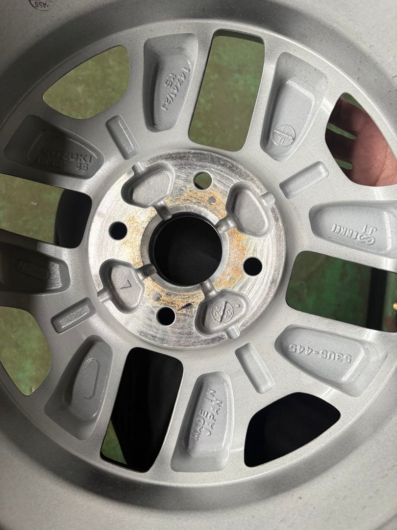 スズキ純正ホイール　スペーシアギア　二本のみ　キズあり