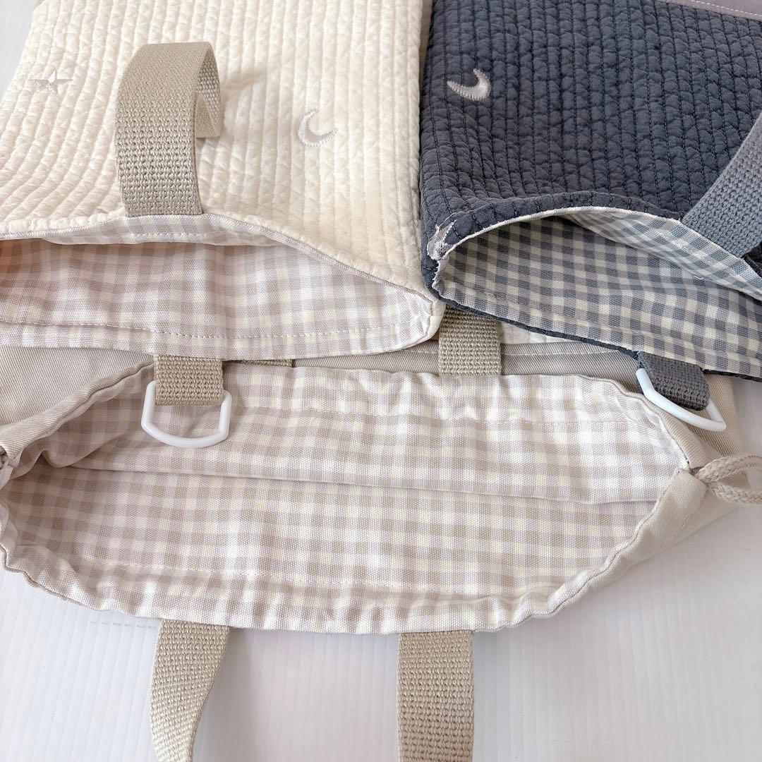 上履き入れ✖️2 体操服袋　ヌビ　ムーンスター刺繍