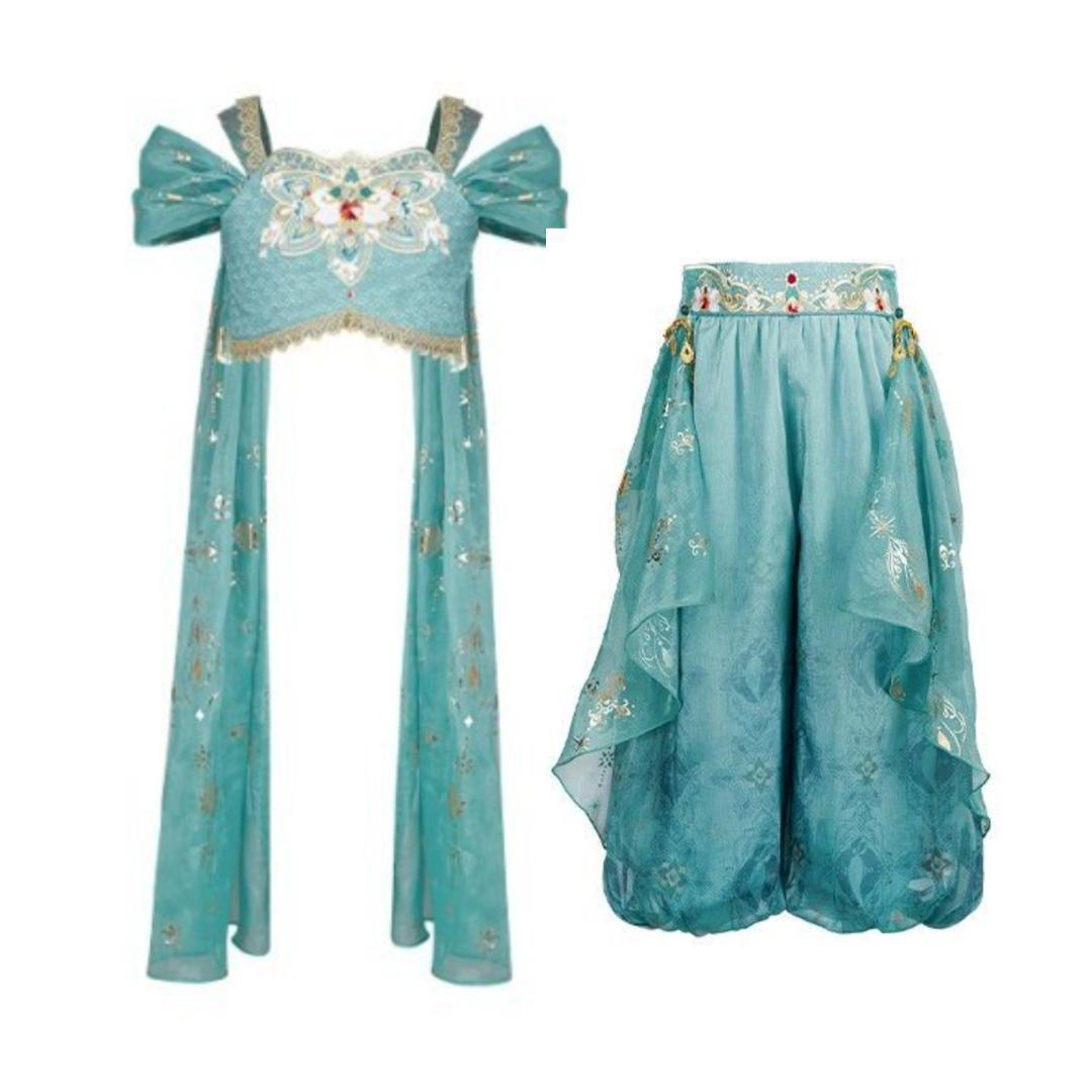 110サイズ♡レア♡上質♡本格的！ジャスミン コスチューム ドレス セットアップ