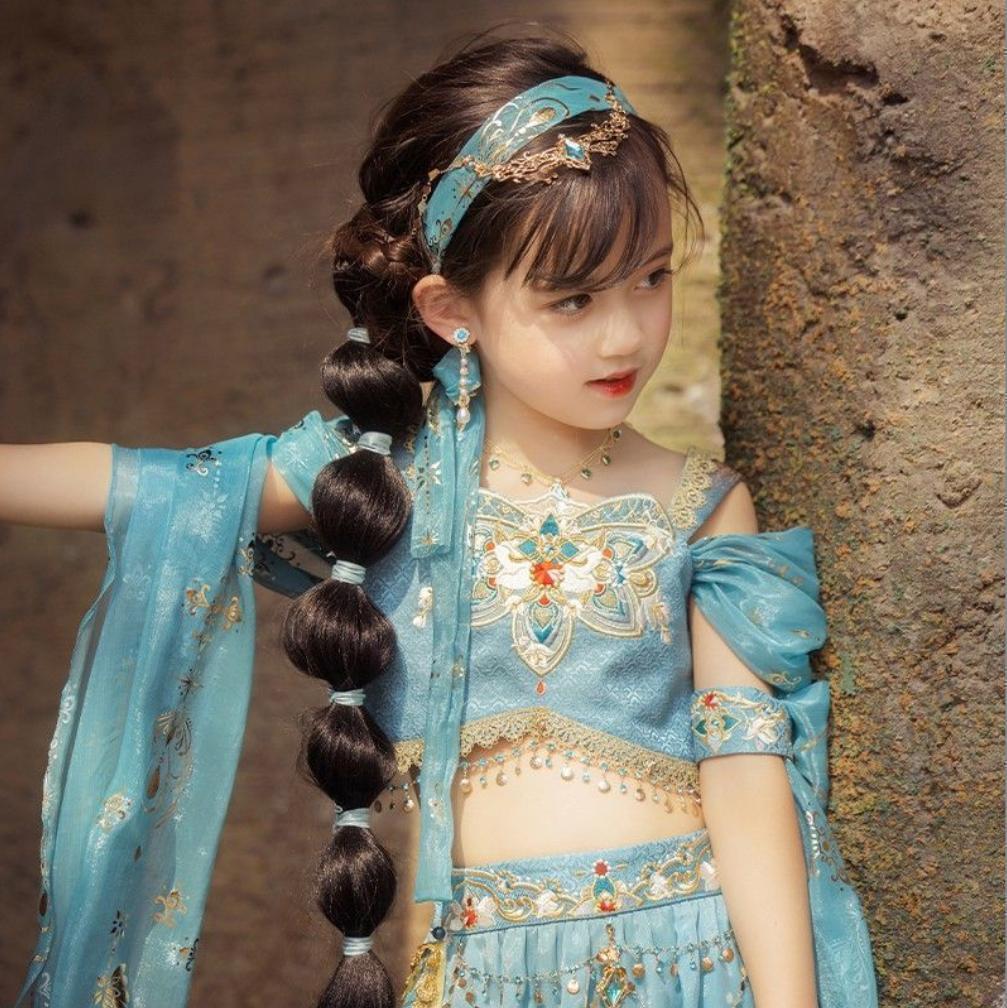 110サイズ♡レア♡上質♡本格的！ジャスミン コスチューム ドレス セットアップ