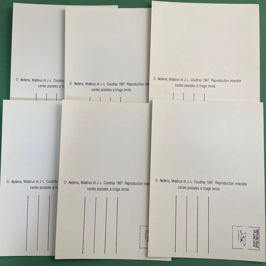 Moebius メビウス Jean Giraud 直筆サイン入り　ポストカード