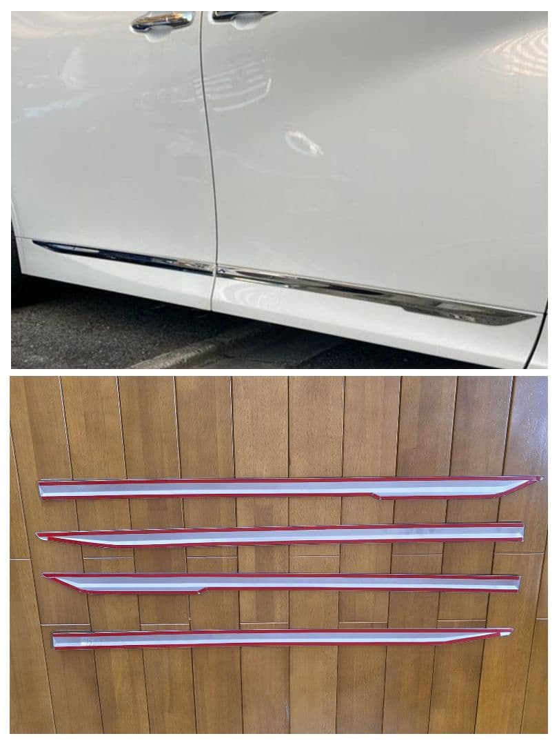 未使用 40 アルファード ガーニッシュ 3点セット フォグランプ ドア リア