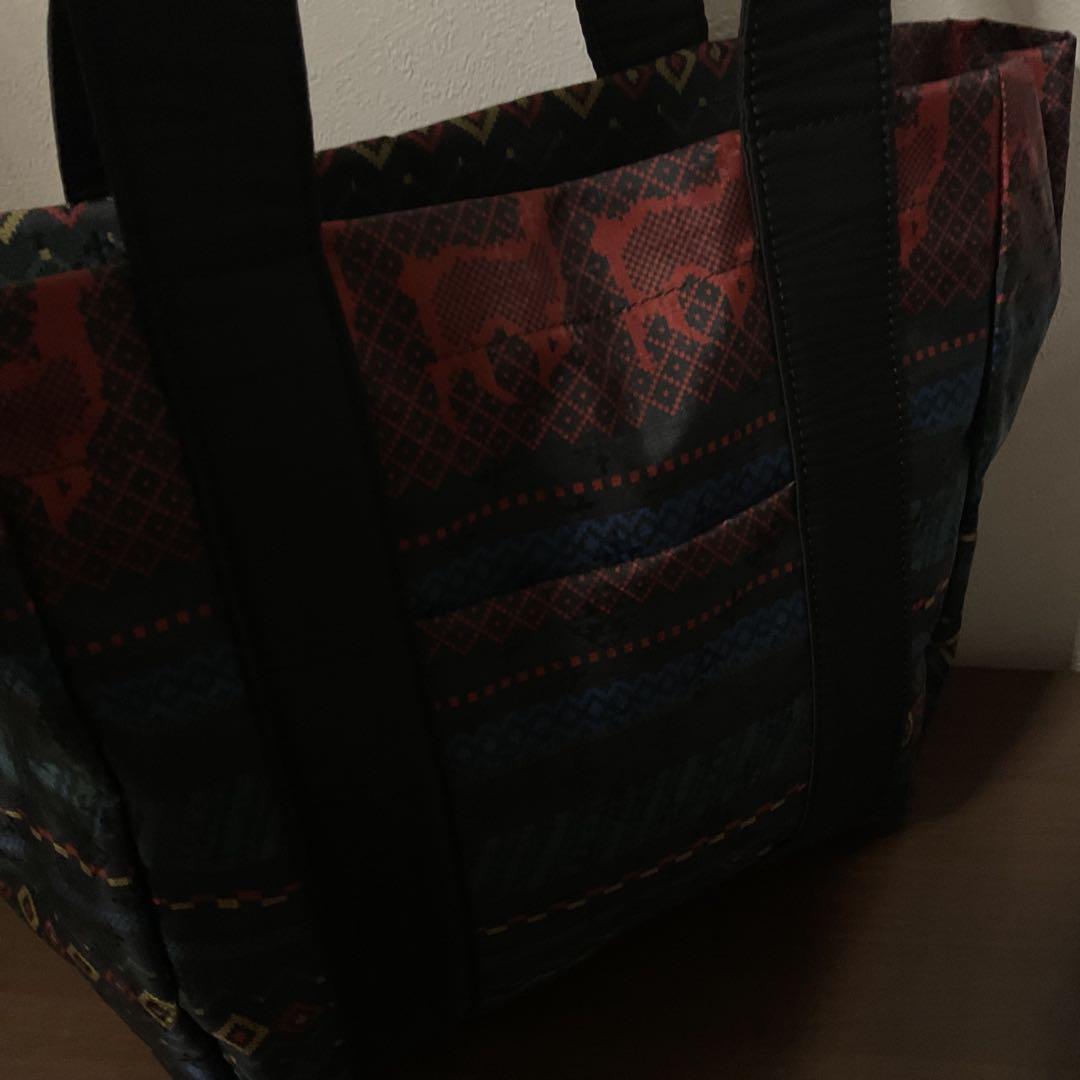 開店セール☆レア品 新品未使用 美品 ラシット レザー×ナイロンMUKUトート③