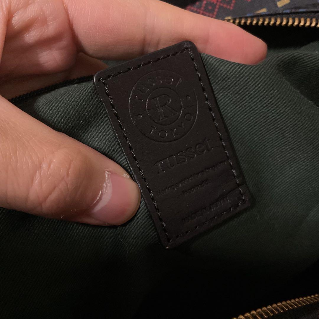 開店セール☆レア品 新品未使用 美品 ラシット レザー×ナイロンMUKUトート③