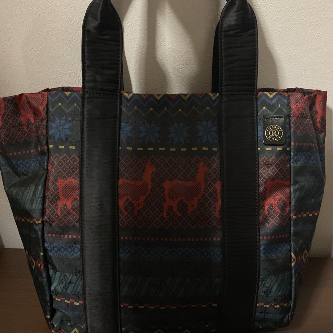 開店セール☆レア品 新品未使用 美品 ラシット レザー×ナイロンMUKUトート③