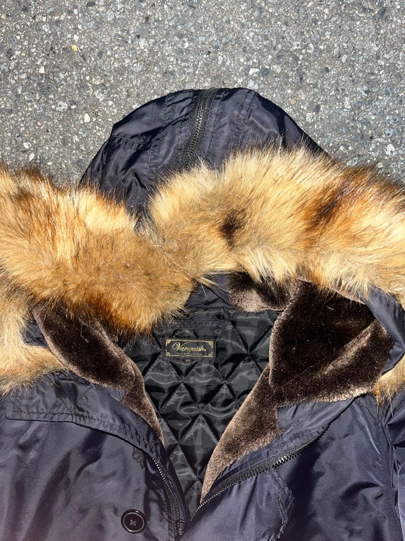 け*引様 archive N2B type fur bomber jacket