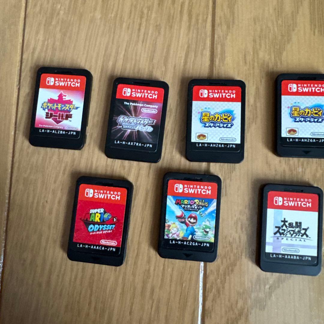Switchソフト ポケモン マリオ カービィ スマブラ 7セット バラ売り可能