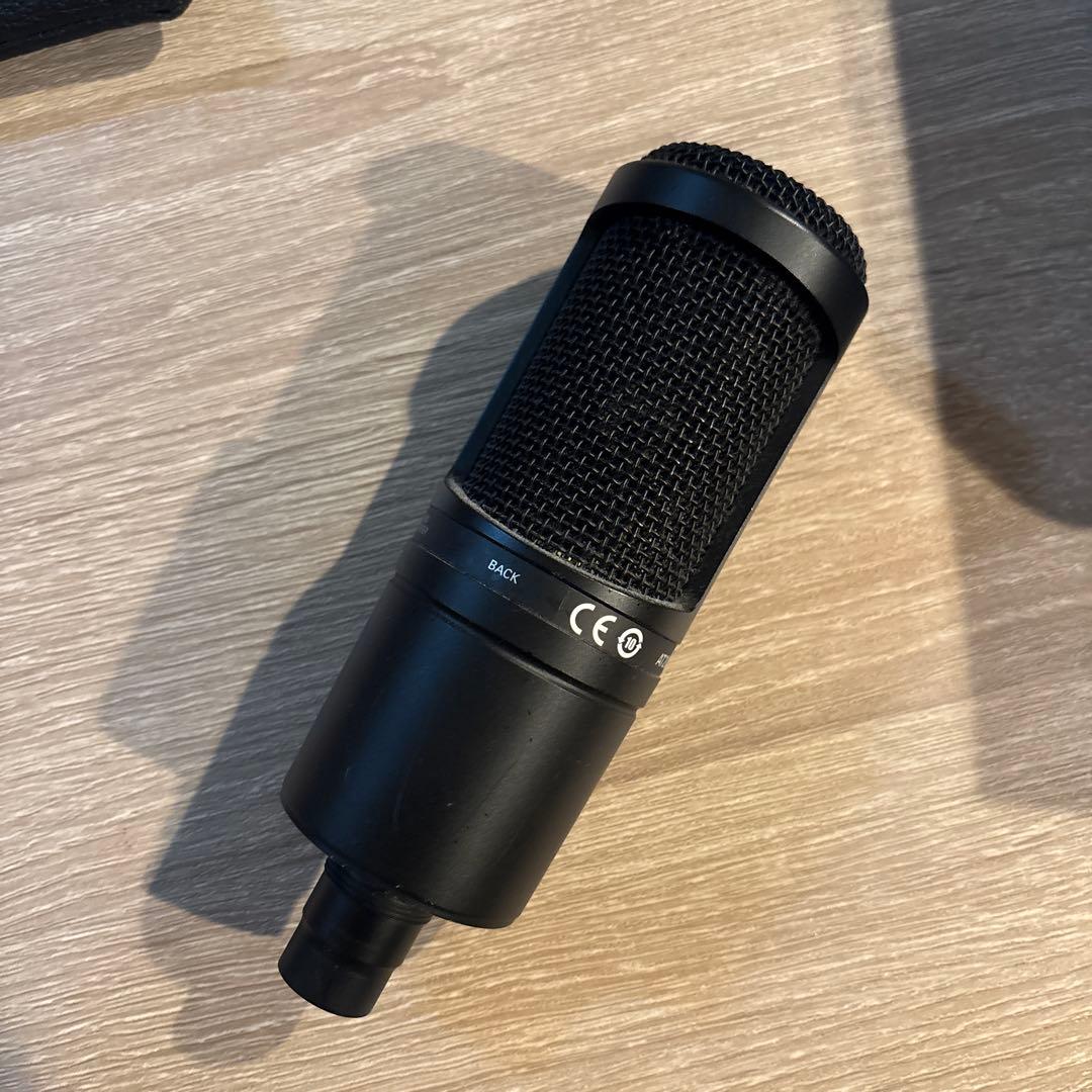 audio-technica コンデンサーマイク ブラックAT2020