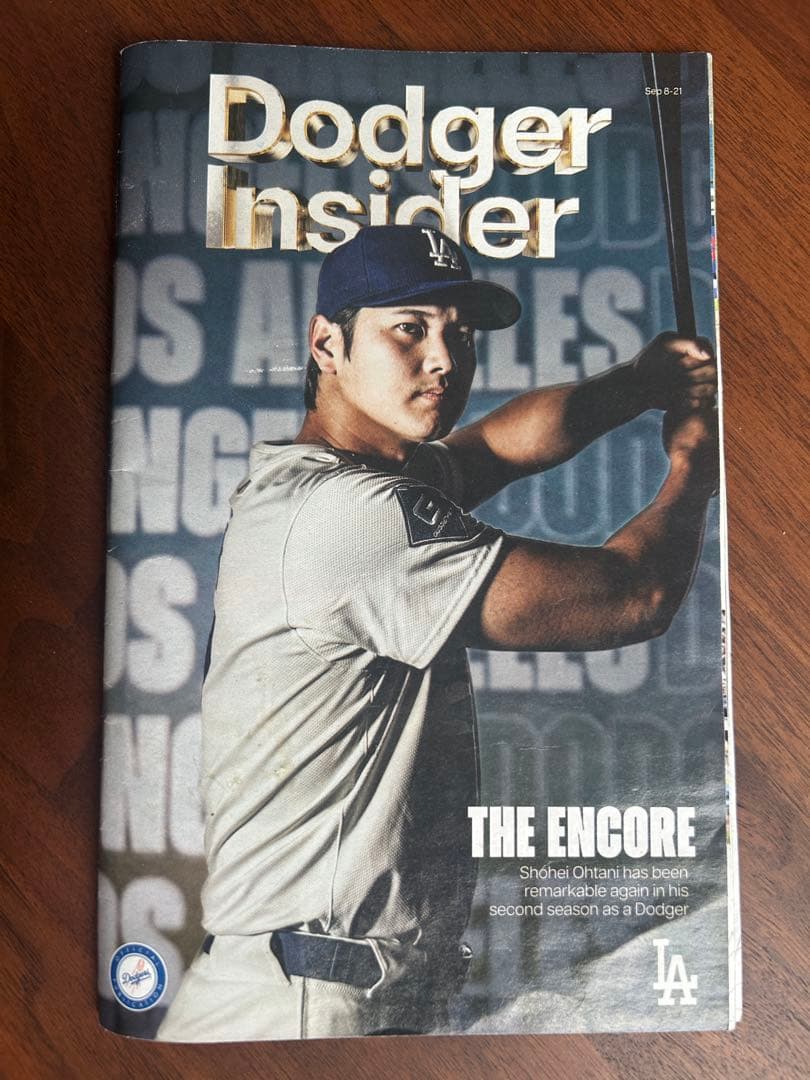 大谷翔平ドジャースボブルヘッド9/10配布　冊子付き