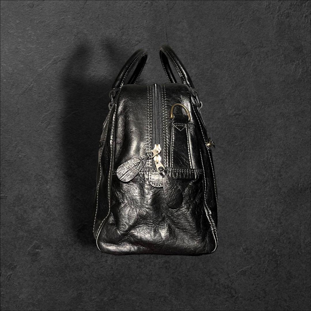 PORTER ポーター 黒 本革 ボストンバッグ CUOIO DI PORTER