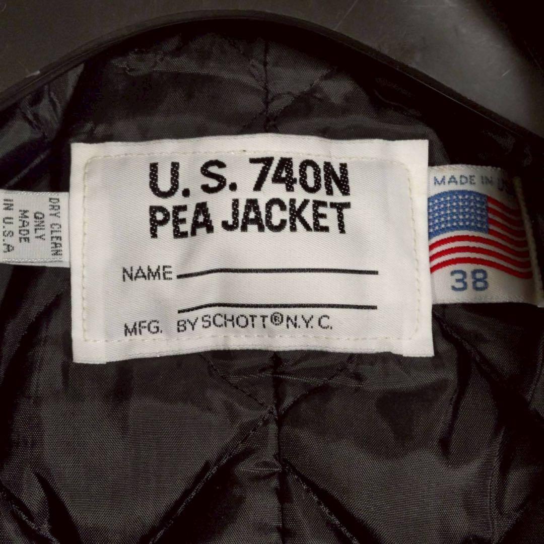 schott ピーコート　グレー　38