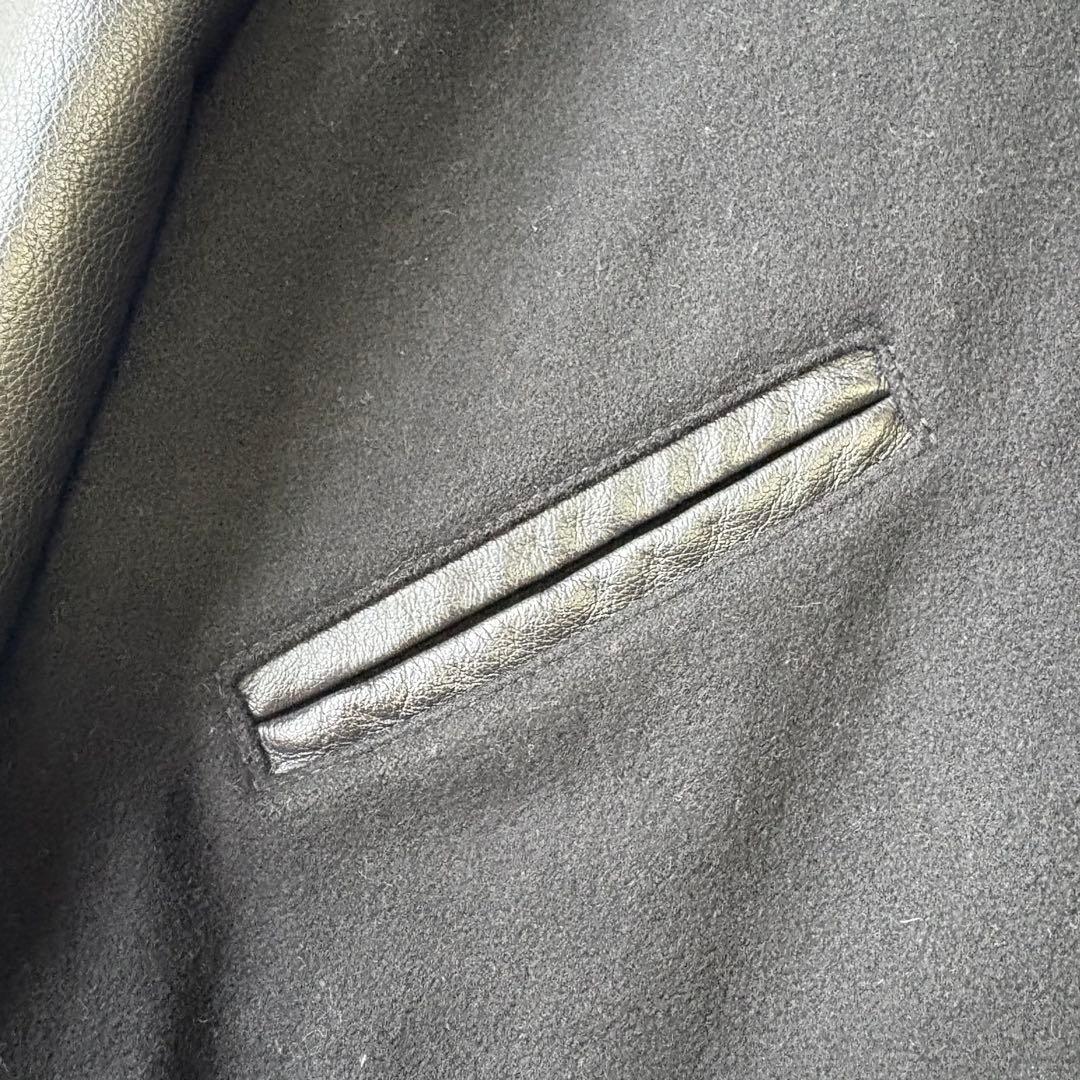 SCENE VAN TM ATHLETICS スタジャン オールブラック L