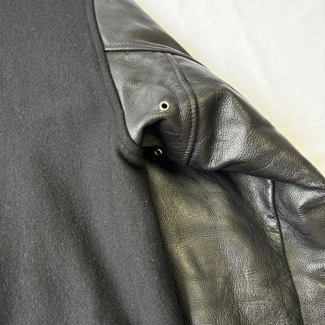 SCENE VAN TM ATHLETICS スタジャン オールブラック L