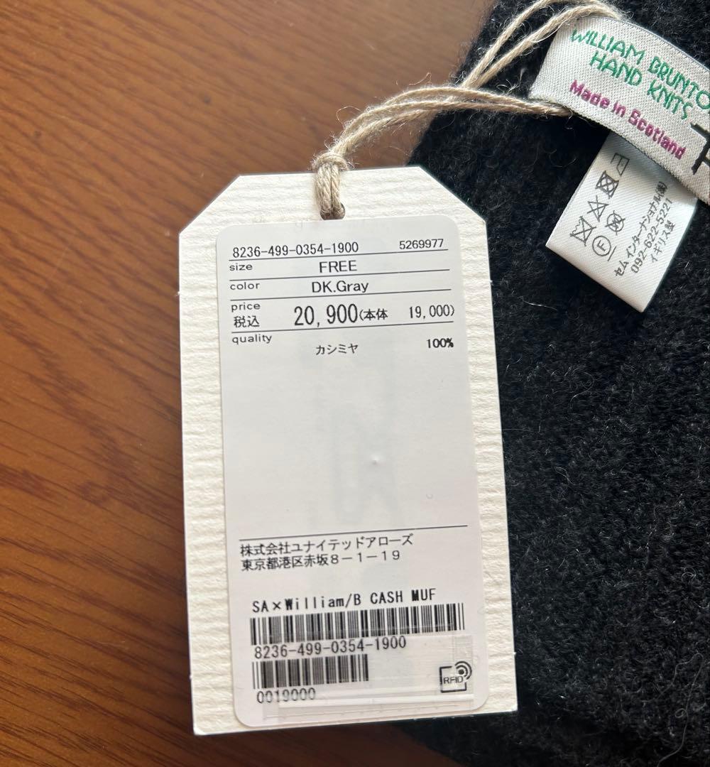 William Brunton Steven Alan カシミヤ マフラー