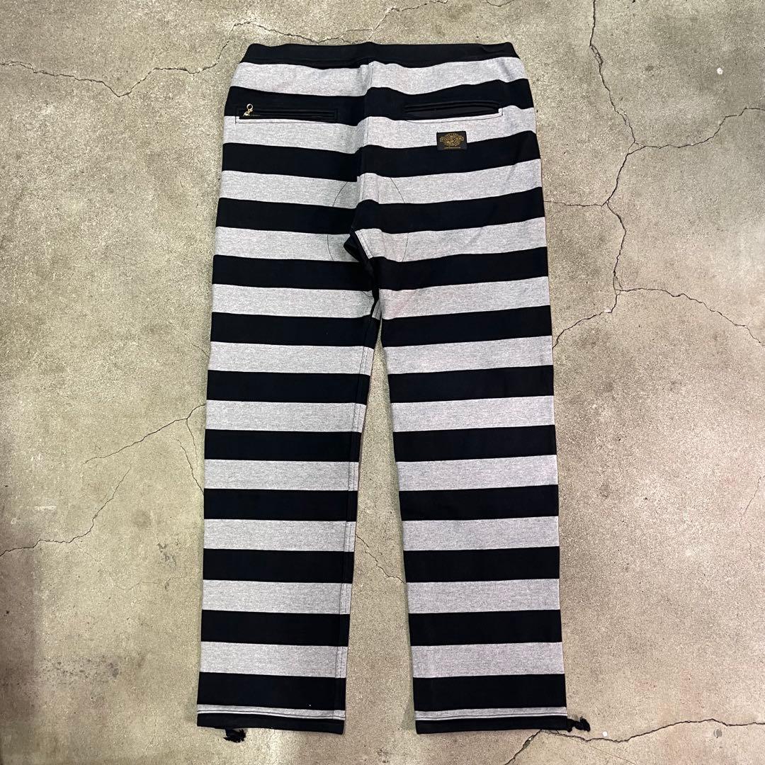 WEST RIDE プリズナーパンツ ボーダー スウェットパンツ 38