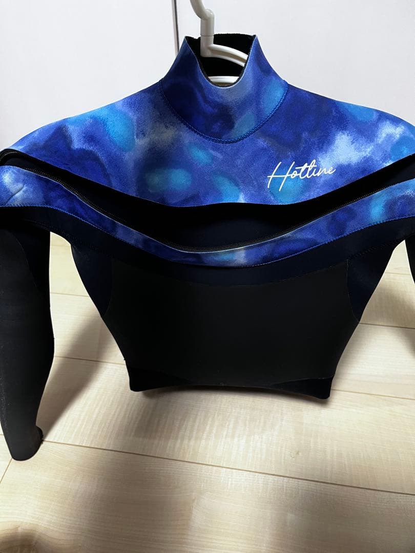 HOTLINE フルスーツ 青・黒 タイダイ柄 3ミリ5ミリ キッズ ボーイズ