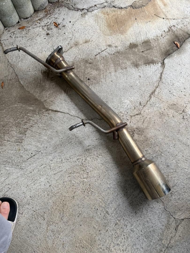 ZC32S リアストレートマフラー バッフル付