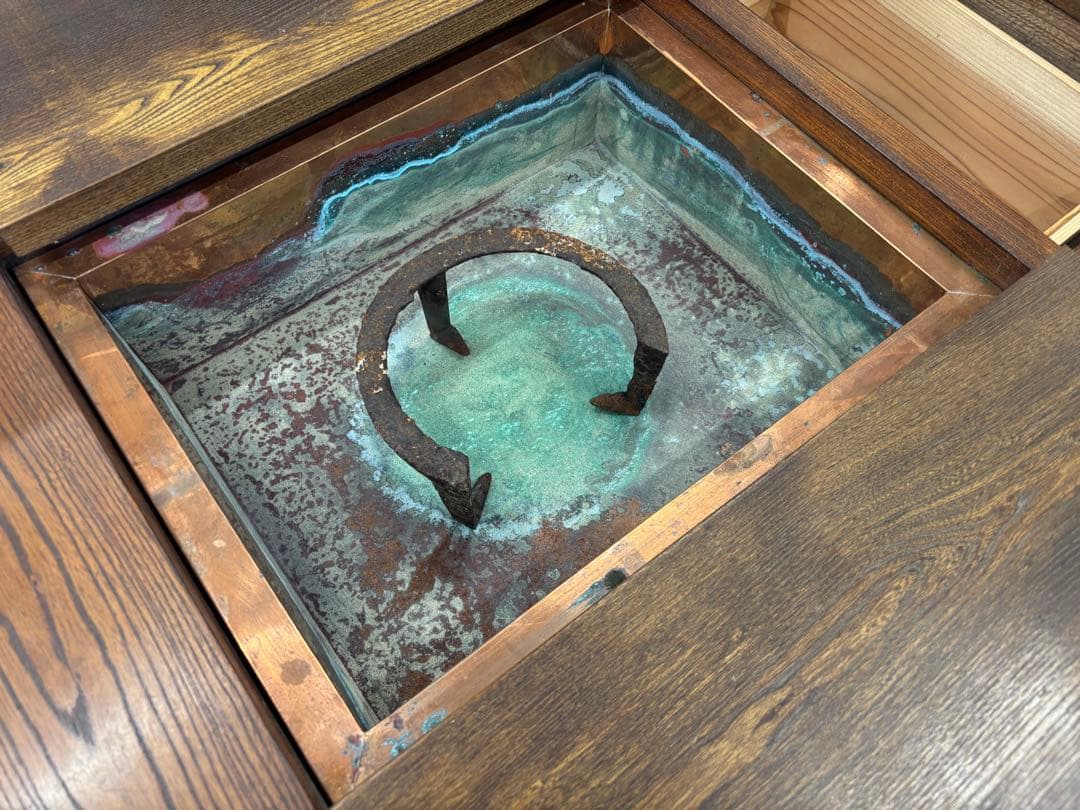 囲炉裏付きローテーブル　アンティーク