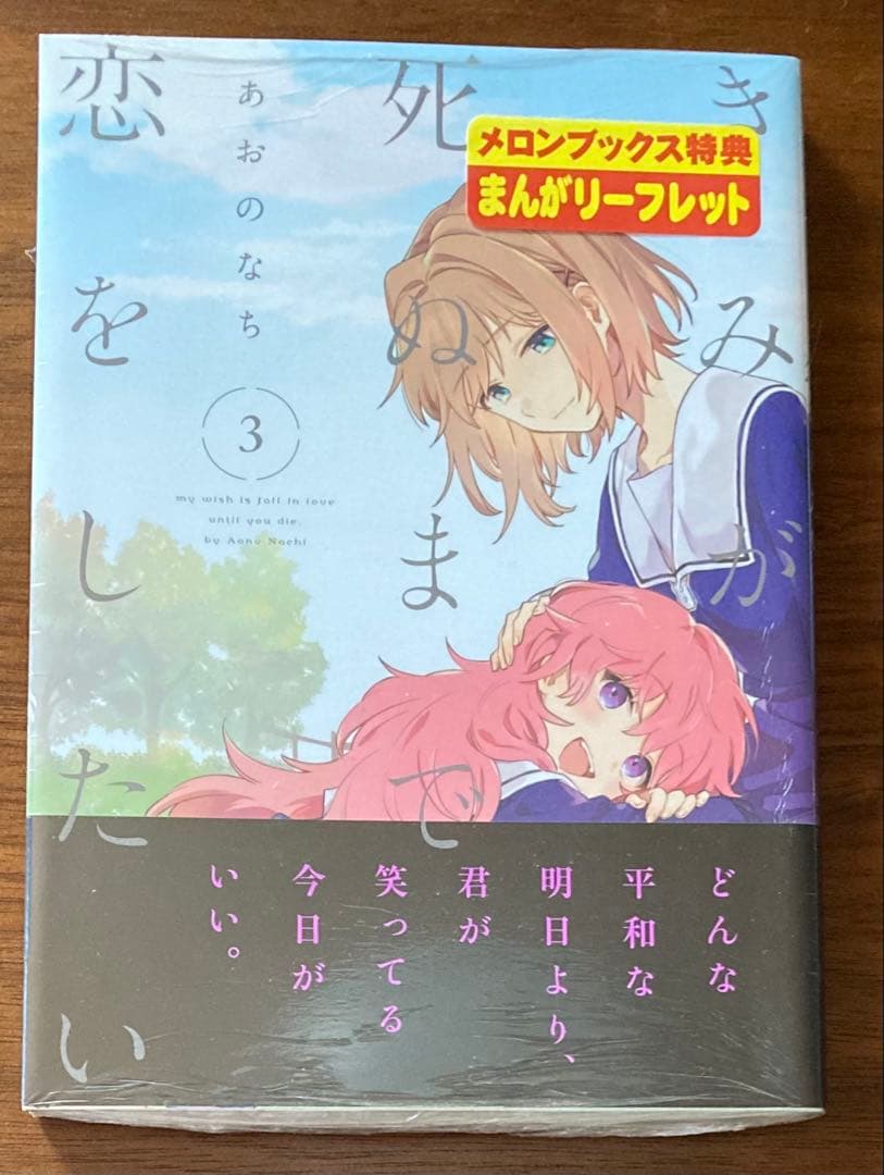 新品未開封 きみが死ぬまで恋をしたい 3 メロンブックス特典リーフレット付 初版