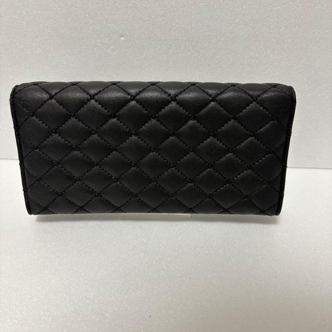 ドルチェアンドガッバーナ キルティング 長財布 黒　ゴールド金具　箱付　保証書